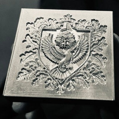Sceau gravure 3D: le cachet de cire noble.